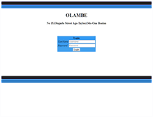 Tablet Screenshot of olambe.com
